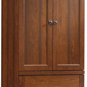 Sauder Carson Forge Armoire, Washington Cherry finish