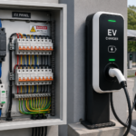 EV charger and electric panel