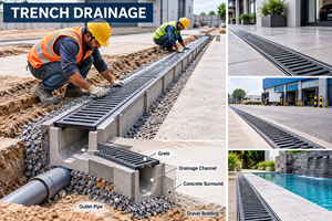 drainage trench
